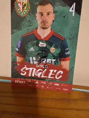 Χειρόγραφο αυτόγραφο Dino Stiglec