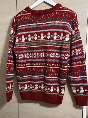 Oysho sweater like new, red, size S