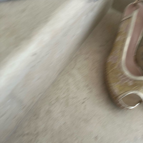 Stuart Weitzman εσπαντρίγιες μεταχειρισμένες, χρυσή δαντέλα, νούμερο 40