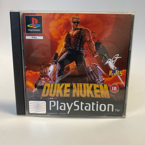 Duke Nukem PlayStation PS1 used, complete with inserts, English