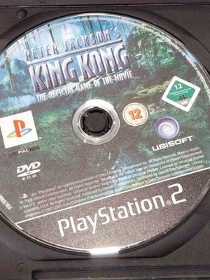 King Kong PlayStation 2 PS2 game disc used, action