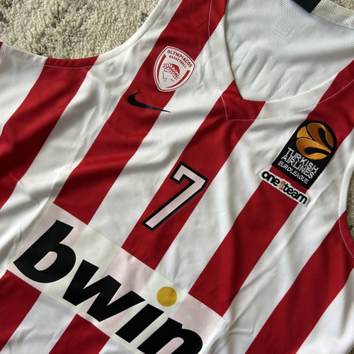 Boutique jersey Vasilis Spanoulis #7 Olympiacos BC 2018-19 season
