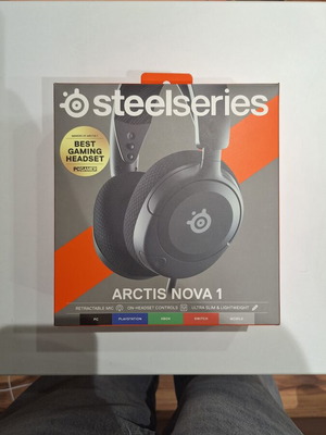SteelSeries Arctis Nova 1 headphones used, wired