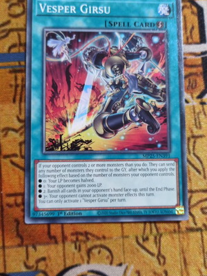 Vesper Girsu Quick Play Spell κάρτα σαν καινούργιο