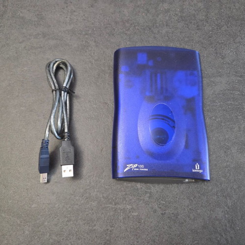 Iomega Zip 100 USB external Zip drive Z100USBS used