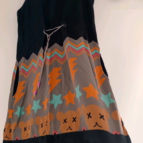 Attrativo boho dress Medium used, cotton, black