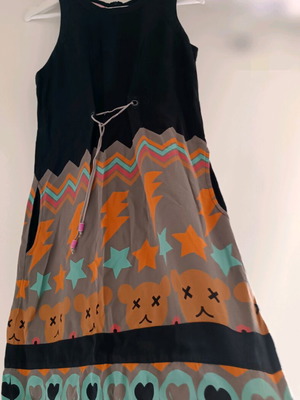 Attrativo boho φόρεμα Medium μεταχειρισμένο, βαμβακερό, μαύρο