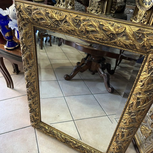 Square mirror with bijou glass used