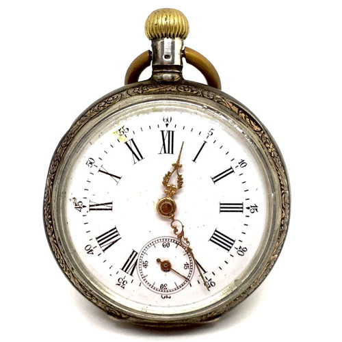 Longines pocket watch silver 1900 collectible