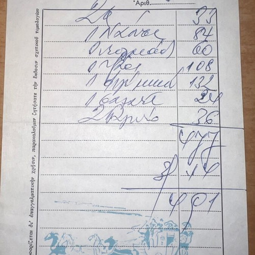 Rare 1970s Restaurant Menu Price List