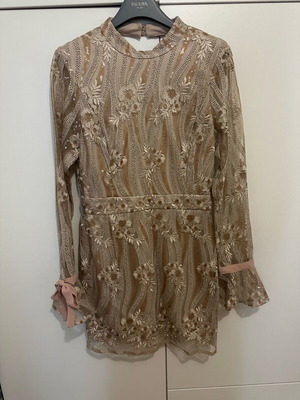 Mini dress True Decadence like new, beige, size small