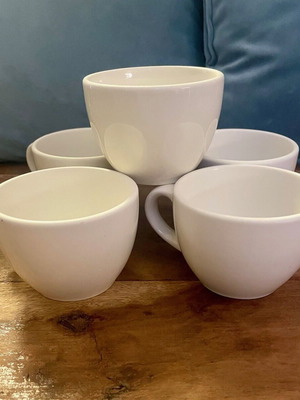 Large cups Made in England new, set of 5