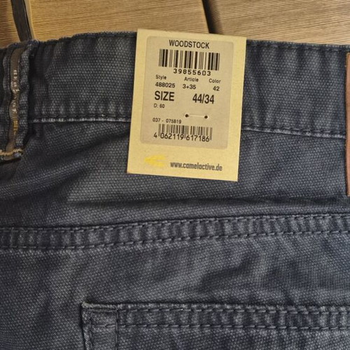 Camel Active 5-pocket men's pants W44 L34, dark blue