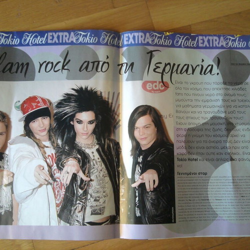 Tokio Hotel Afisorama Poster Mag poster like new