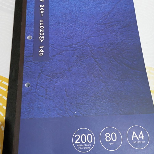 Replacement pad with ruled note sheets A4, 200 sheets