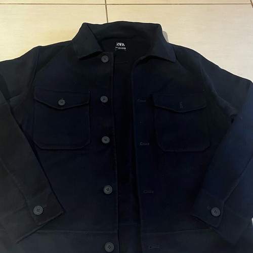 Zara men's coat like new, dark blue, size M