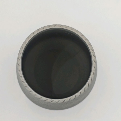 Vase new from 3D printer with sunlu pla marble concrete material