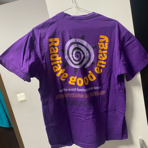 H&M Purple Printed T-Shirt Size S Like New