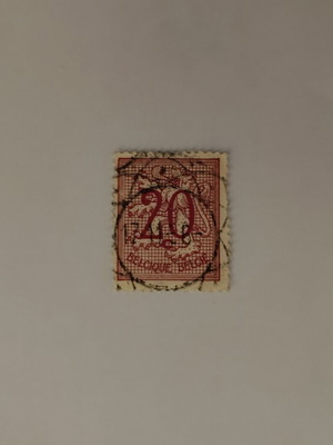 Belgium collectible stamp 20, like new