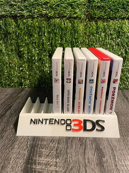  3D printed vasi gia Nintendo 3DS Games (Nintendo 3DS Games Stand)