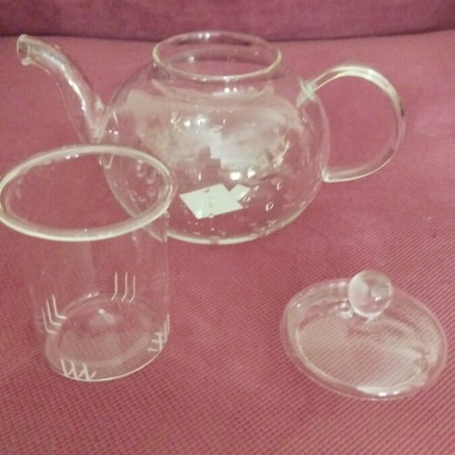 Glass teapot 750 ml for hot beverages