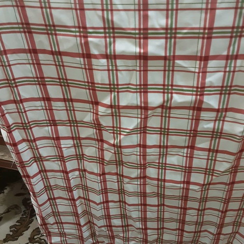 Window curtains set of 2 made of cotton satin