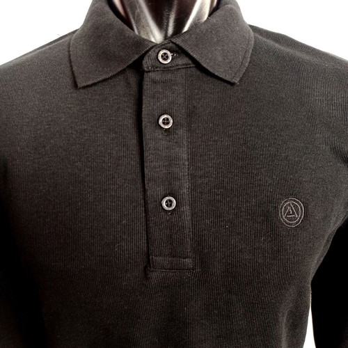Tria Alfa Black Winter Polo Shirt New