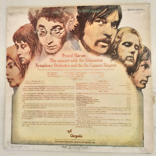 Procol Harum In Concert With The Edmonton Symphony Orchestra LP used