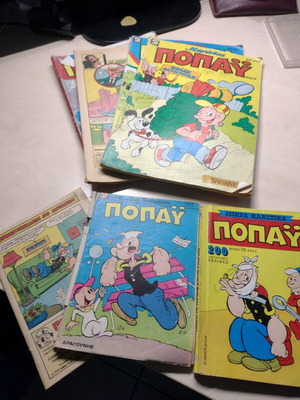Popeye used comics in various conditions