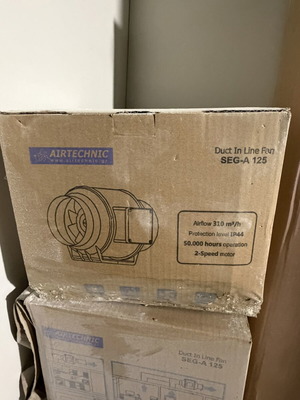 Airtechnic Ventilation Motor new, sealed in box