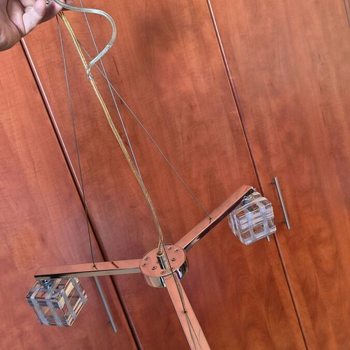 Ceiling lamp used, quality metal