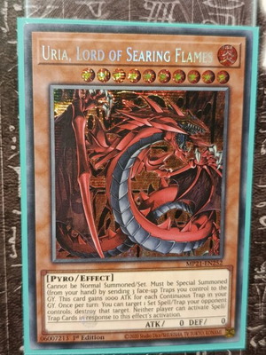 Uria Lord of Searing Flames Yu-Gi-Oh! card like new