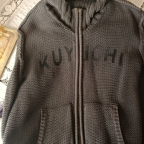 Kuyichi knitted sweater XXL like new 100% cotton