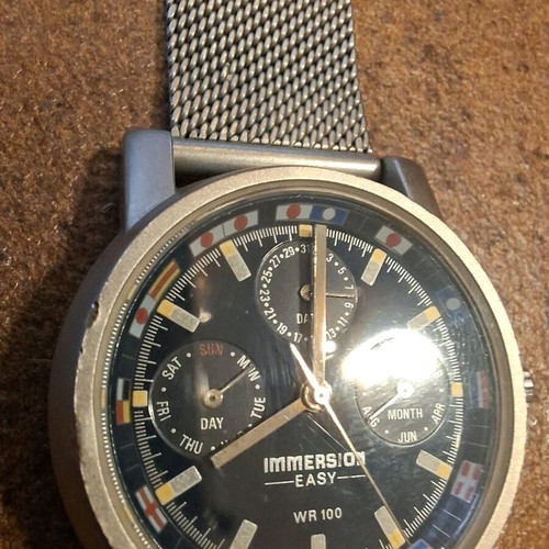 Immersion Easy 4 watch used with quartz movement