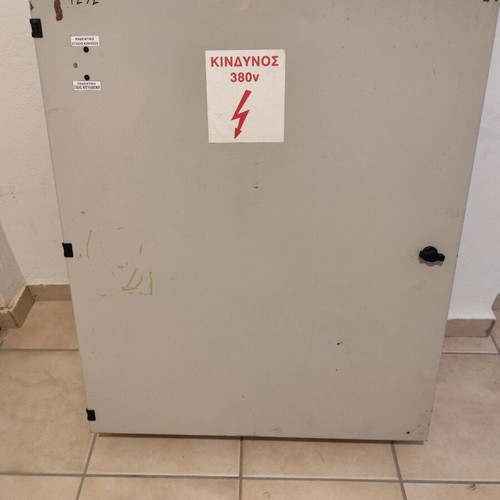 Metal Electrical Box used, large size 83x70x22 cm