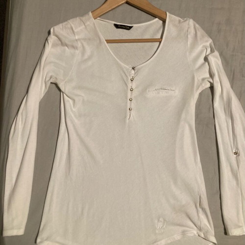 Massimo Dutti women's white blouse XS used