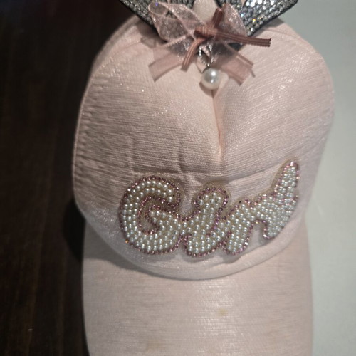 Children's hat used, pink, size XS