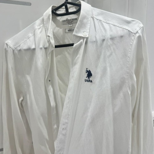 U.S. Polo Assn. men's shirt XS white like new