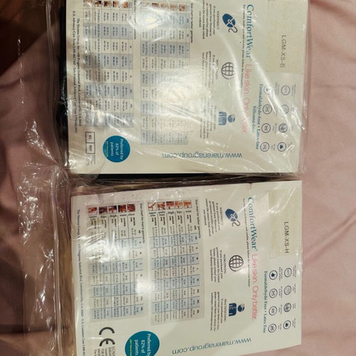 Marena Postoperative Garment Stage 1 like new, black and beige, set of 2