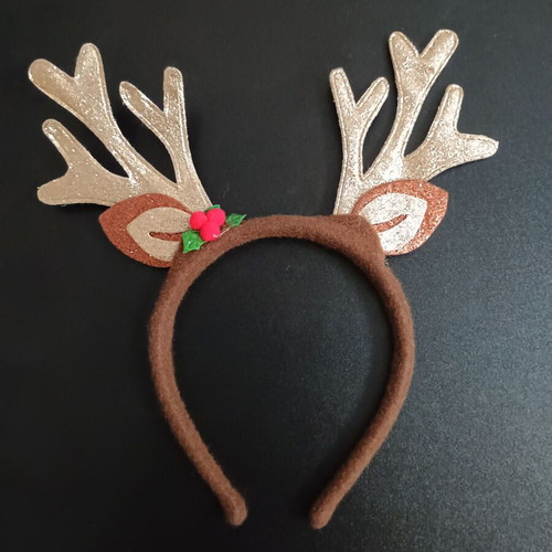 Christmas reindeer hairband used