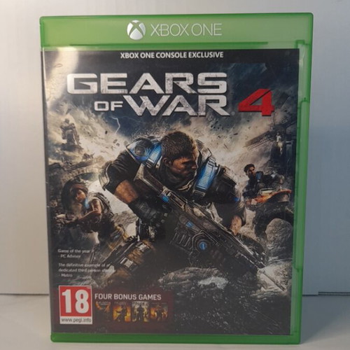 Gears of War 4 Xbox One game, English edition, complete with stickers
