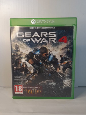Gears of War 4 Xbox One game, English edition, complete with stickers