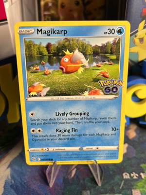 Magikarp PokemonGO card new