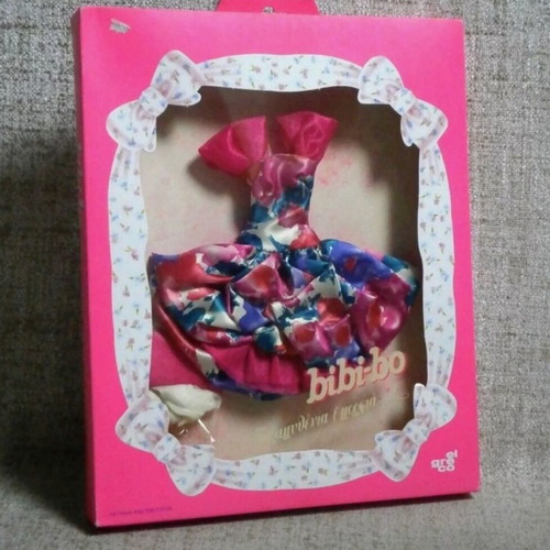 Bibi-Bo Spanish Floral Dress El Greco vintage 80s new with box