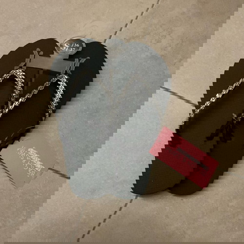 Flip flops new black, sizes 36-37