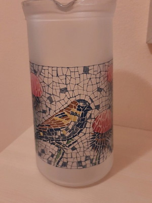 Lumidis Collectible Pitcher new, decorated by P. Samios