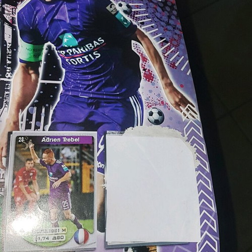 Europe's Champions 2017-2018 sticker album used