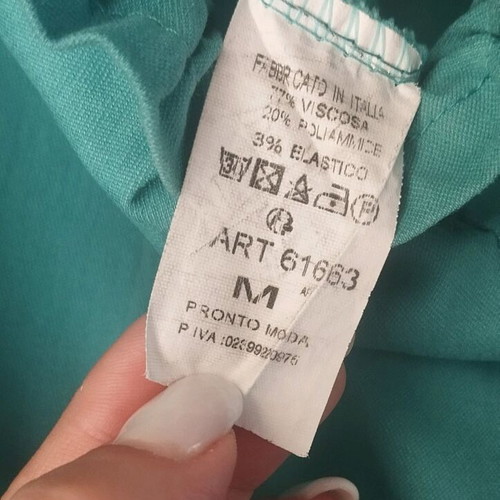 Elegant women's pants like new, turquoise, Pronto Moda