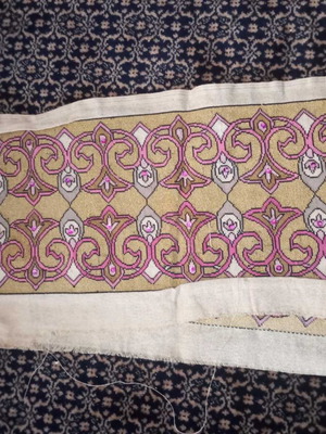 Handmade embroidery new, dimensions 24×118