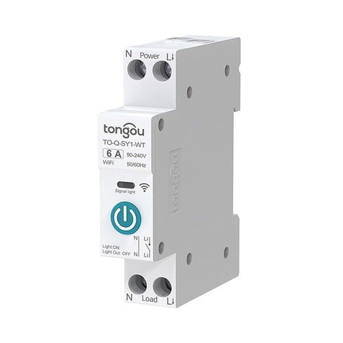 Tongou DIY 1P+N DIN Wi-Fi smart switch 6A new
